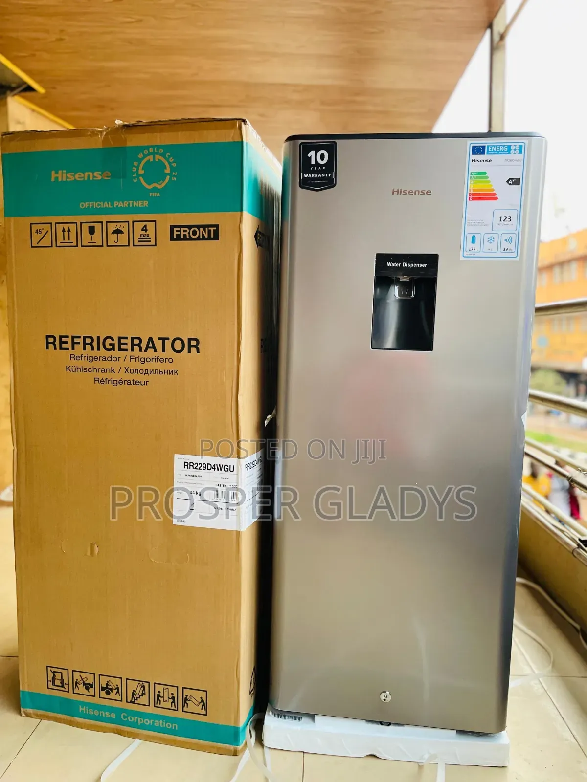 229 Litres Hisense Refrigerator Single Door With Dispenser
