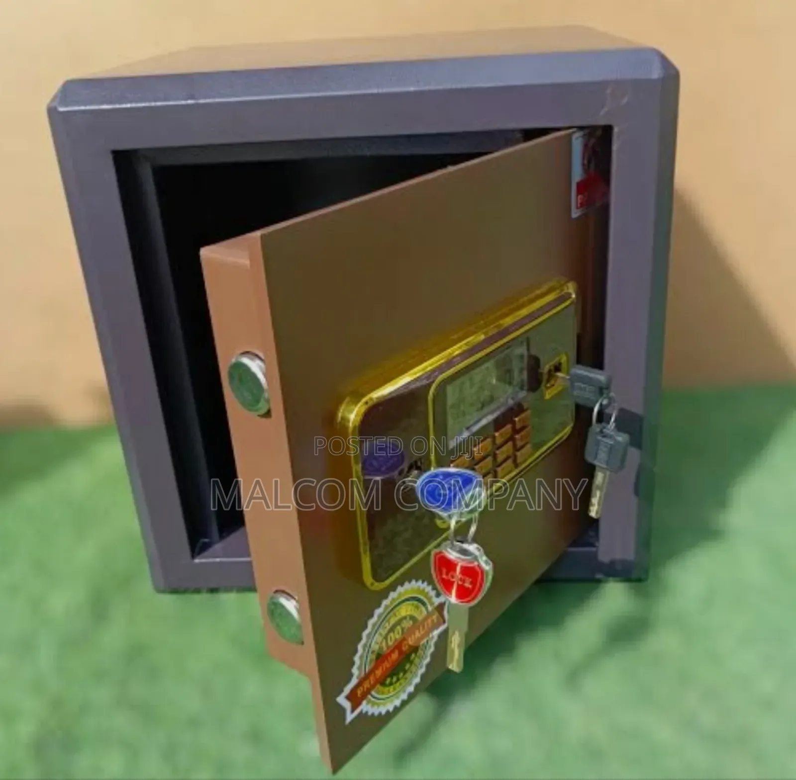 Digital Money Safe Box With Two Key Locks ( High Security)