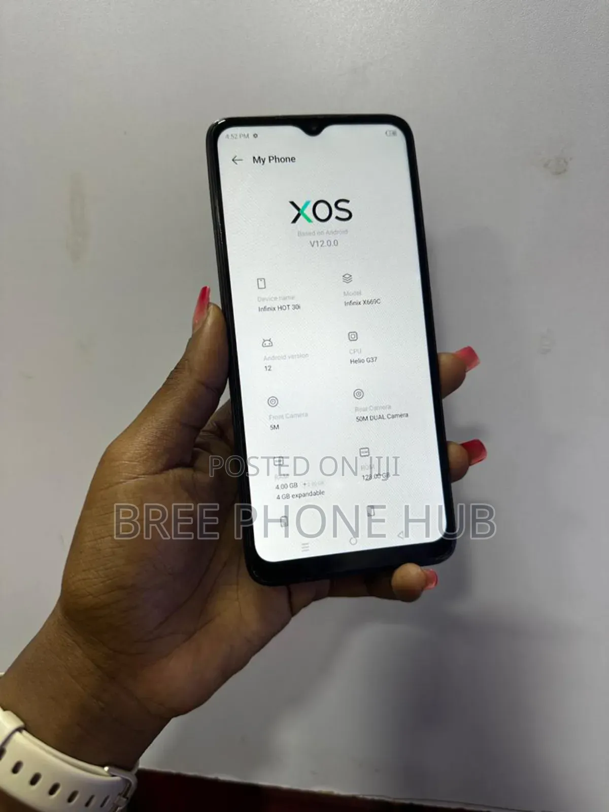 Infinix Hot 30i 128 GB Black