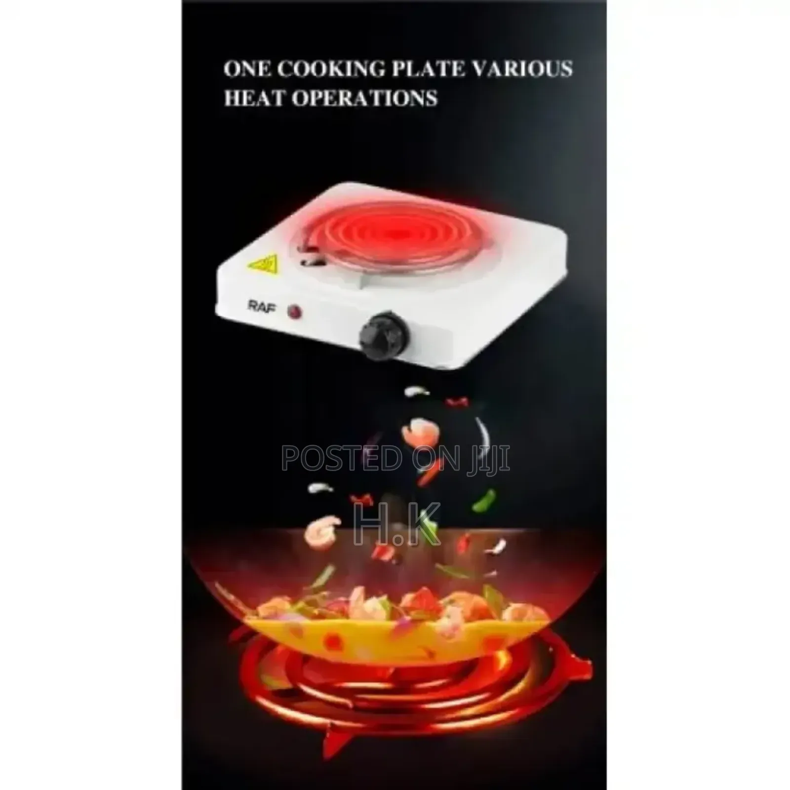 Raf Electric Stove Hot Plate Cooker, Model R.8010bb.