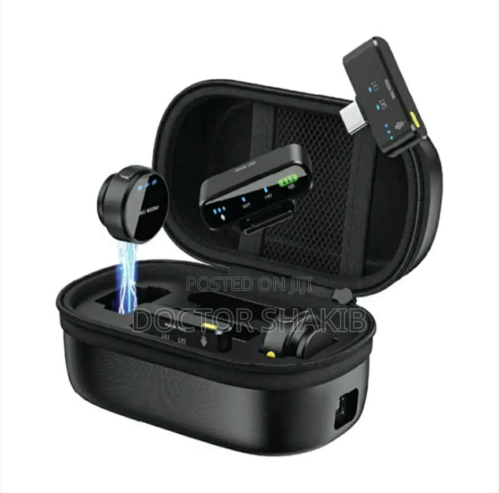 New Green Lion Gm-85x 3 in 1 Wireless Microphone - Black