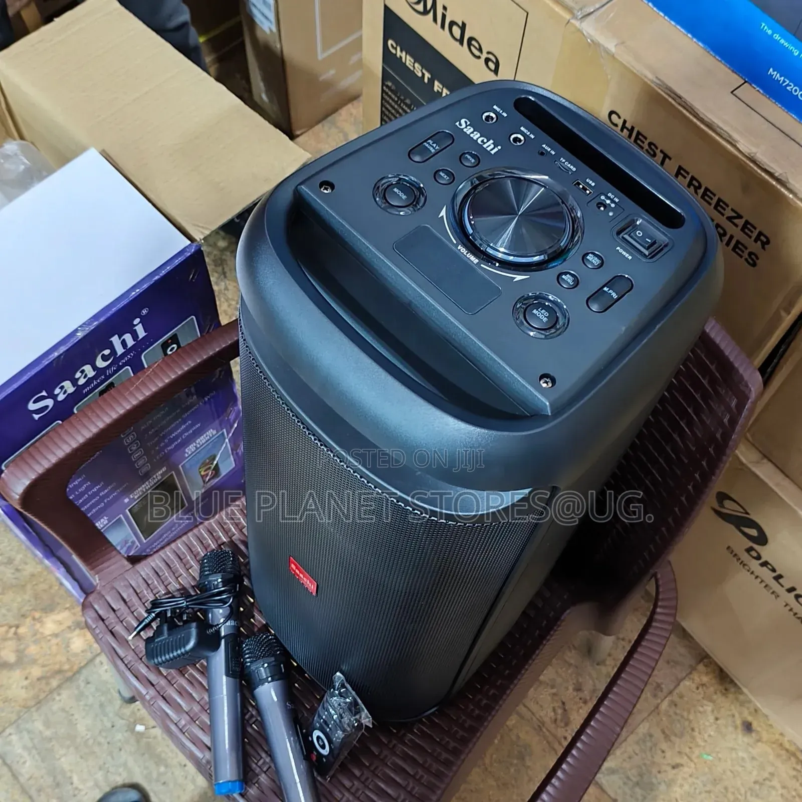 Saachi "6.5" Dual Party Speaker With 2 Mics \\ Nl-Sp-6337