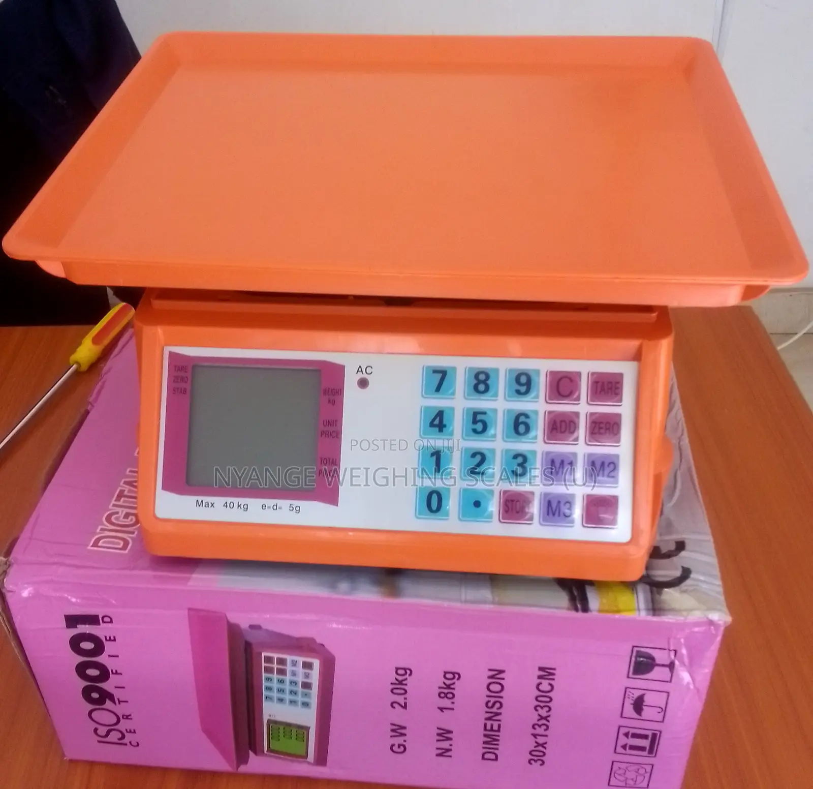 Electronic Baking Weigh Scale 40kg Weigh Digital Food Weighing Scale