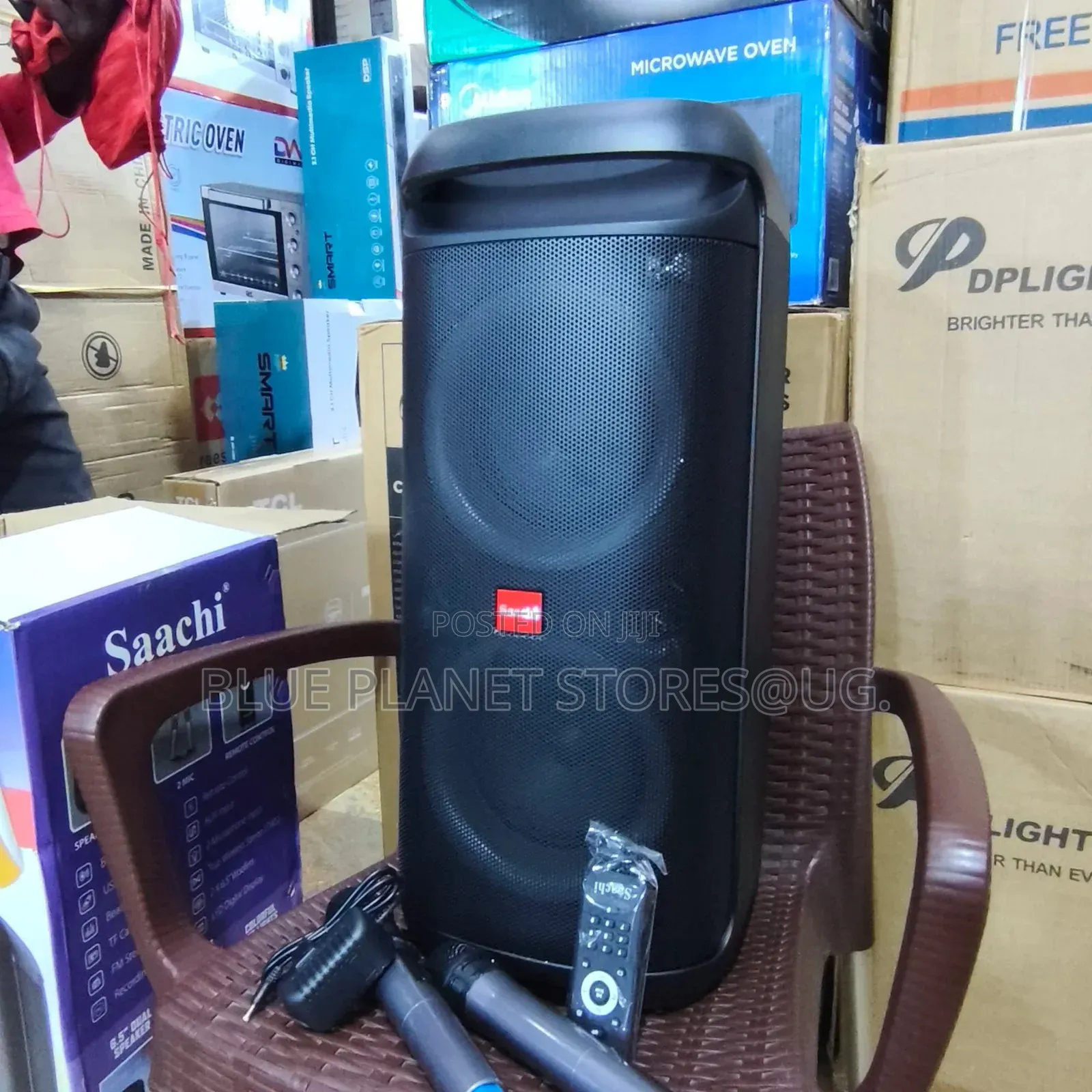 Saachi "6.5" Dual Party Speaker With 2 Mics \\ Nl-Sp-6337