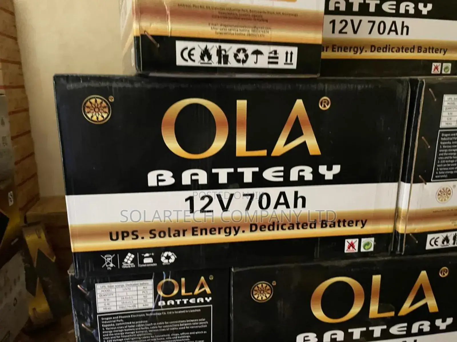 70ah Original Ola Solar Battery/ Latest Technology