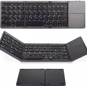 Foldable Wireless Bluetooth Keyboard With Touchpad