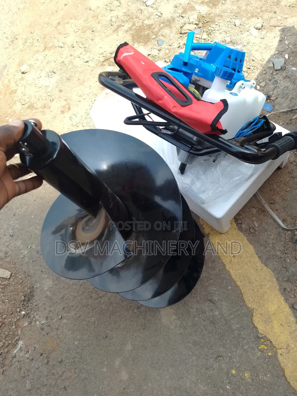 62cc Engine Driven Pit Digger/Earth Auger of 10"/25cm Blade