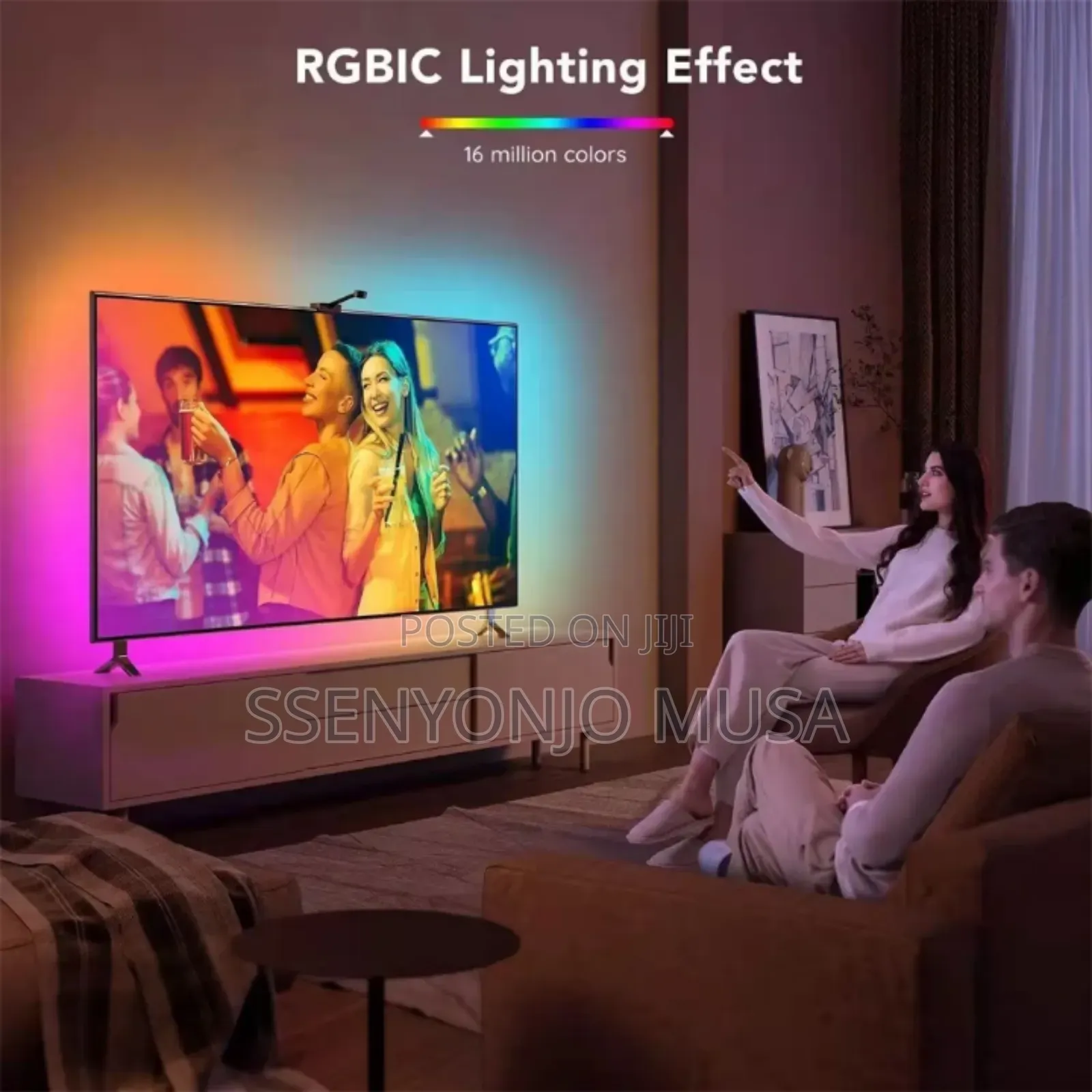 Tv Stripe Sync Smart Led Stripe Lights- 5m/3.8m RGB Color Changing