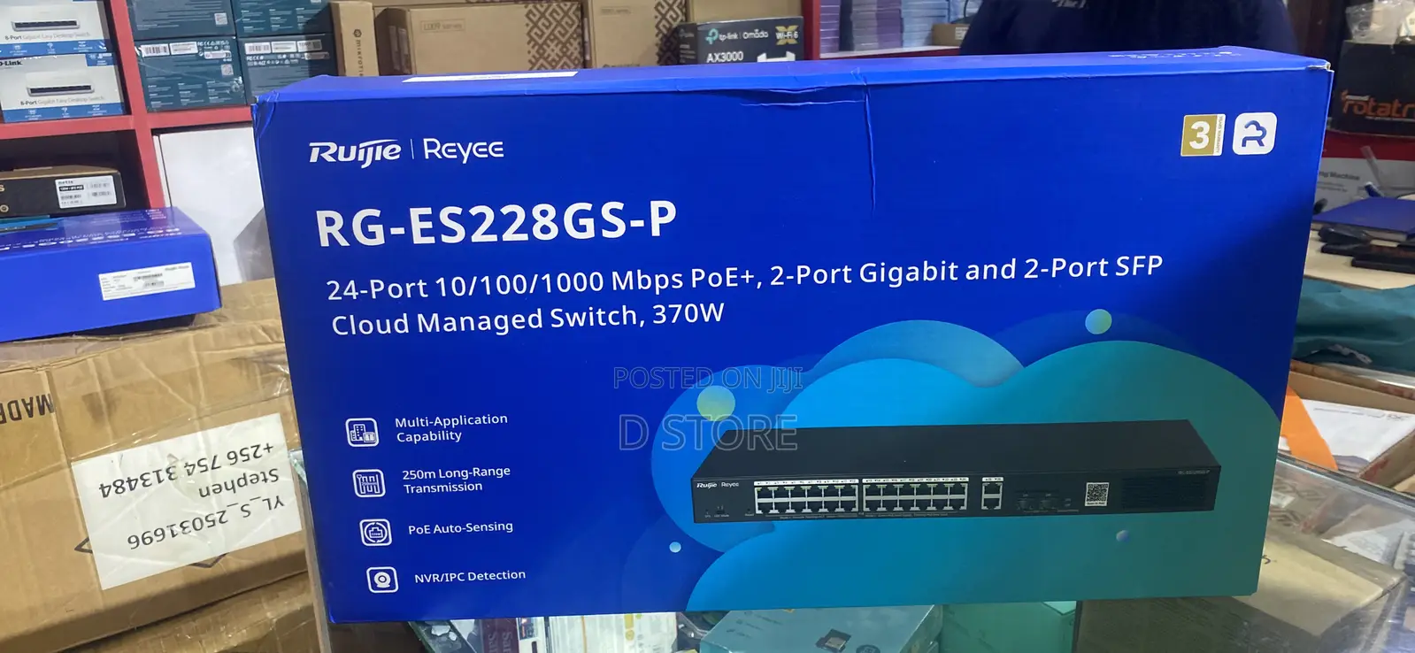 Ruijie Reyee Rg-es228gs-p Switch 28ports Poe Gigabit Sfp