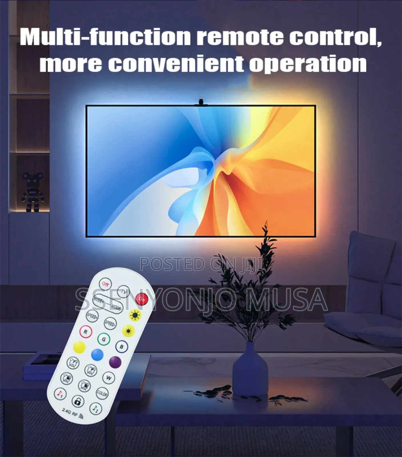 Tv Stripe Sync Smart Led Stripe Lights- 5m/3.8m RGB Color Changing