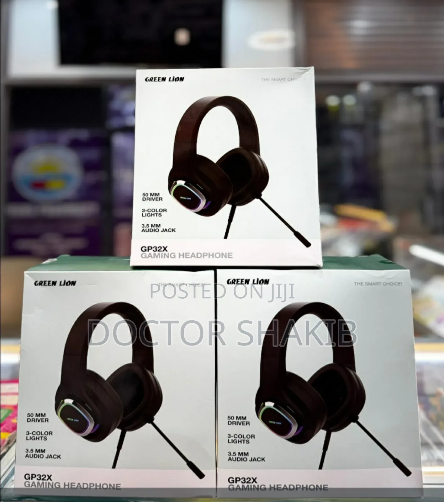 Original Green Lion Gp32x Gaming Headphone