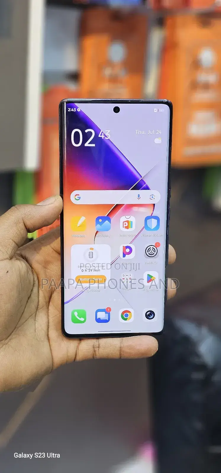Infinix Note 40 Pro Plus 5G 256 GB Black