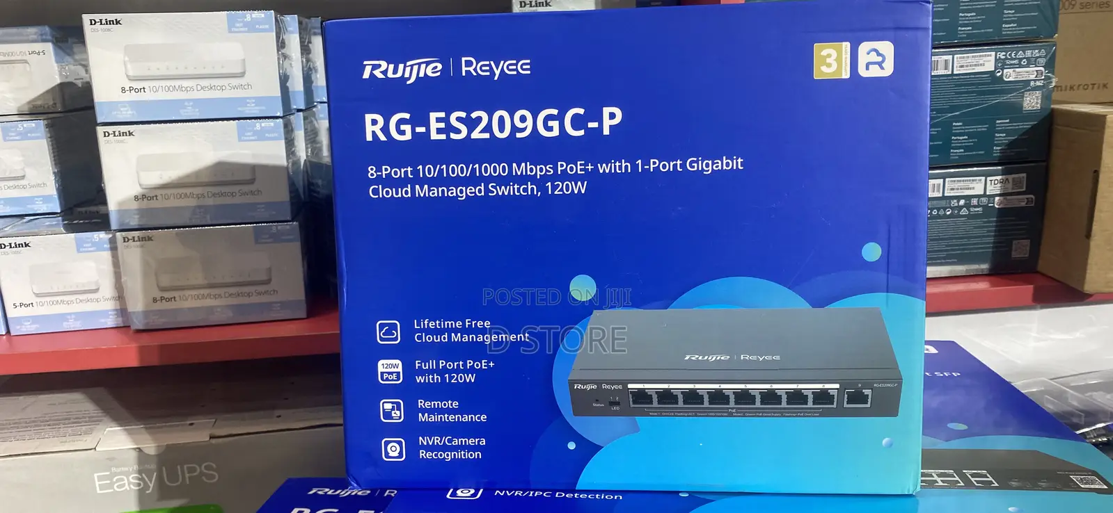 Ruijie Reyee Rg-Es209gc-P 9-Port Switch