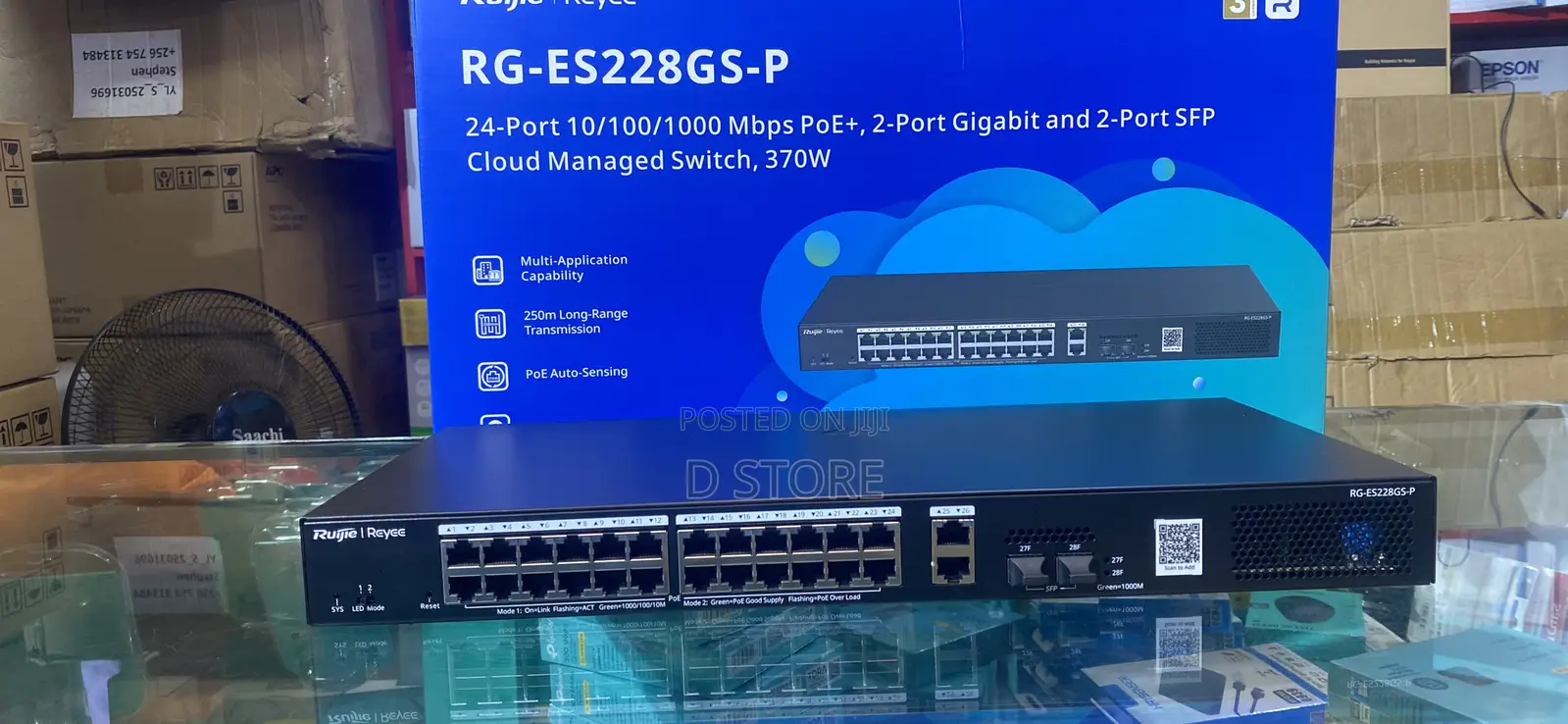 Ruijie Reyee Rg-es228gs-p Switch 28ports Poe Gigabit Sfp