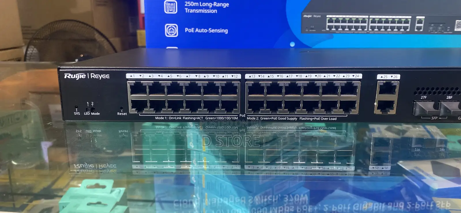 Ruijie Reyee Rg-es228gs-p Switch 28ports Poe Gigabit Sfp