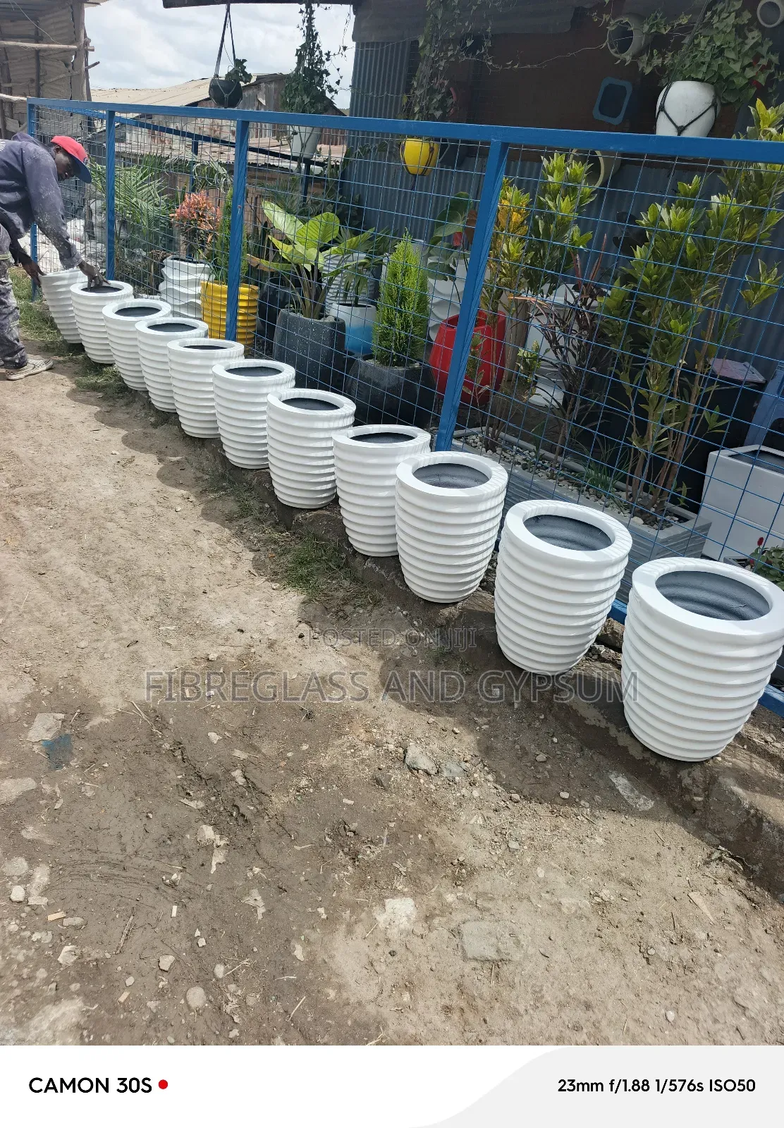 Fibreglass Flower Pots (Ringie Po)