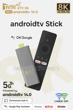 Smart Tv Stick – Android 14.0 With Dual Wifi