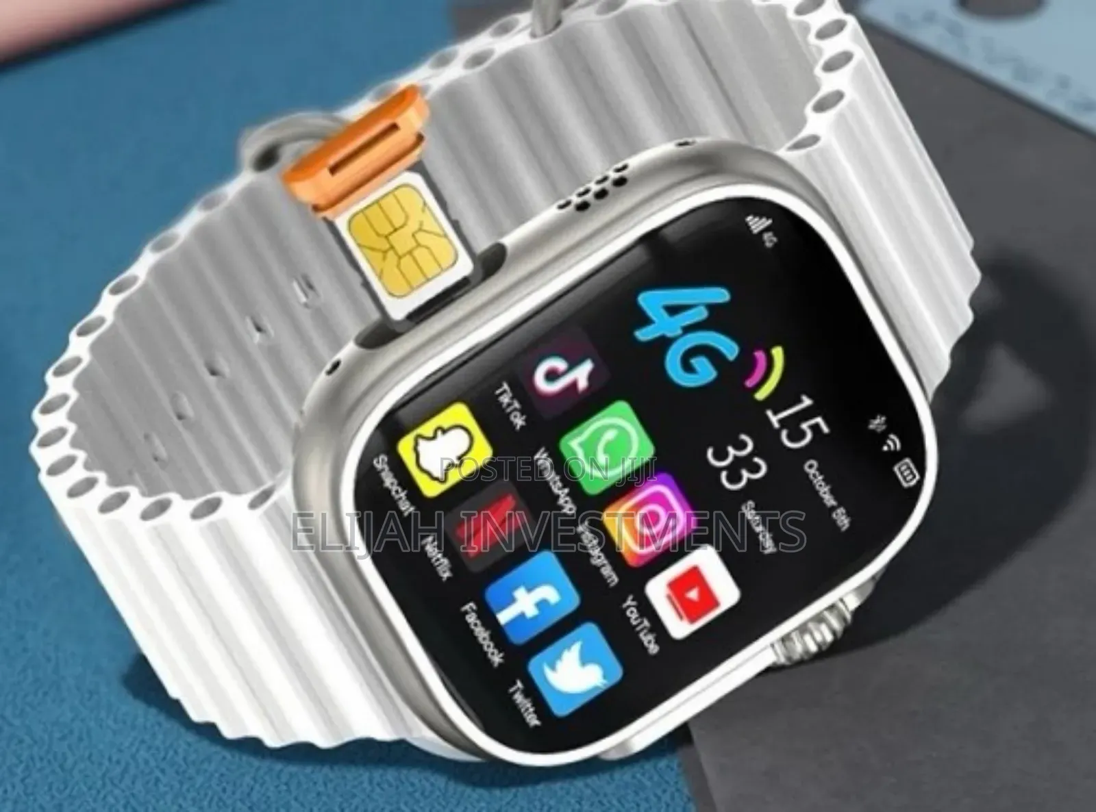 Simcard 4g Smartwatch 2.0 Inch Screen Hd Wifi With GPS