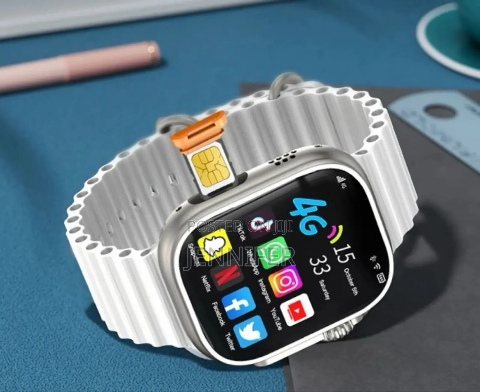 Simcard 4g Smartwatch 2.0 Inch Screen Hd Wifi With GPS