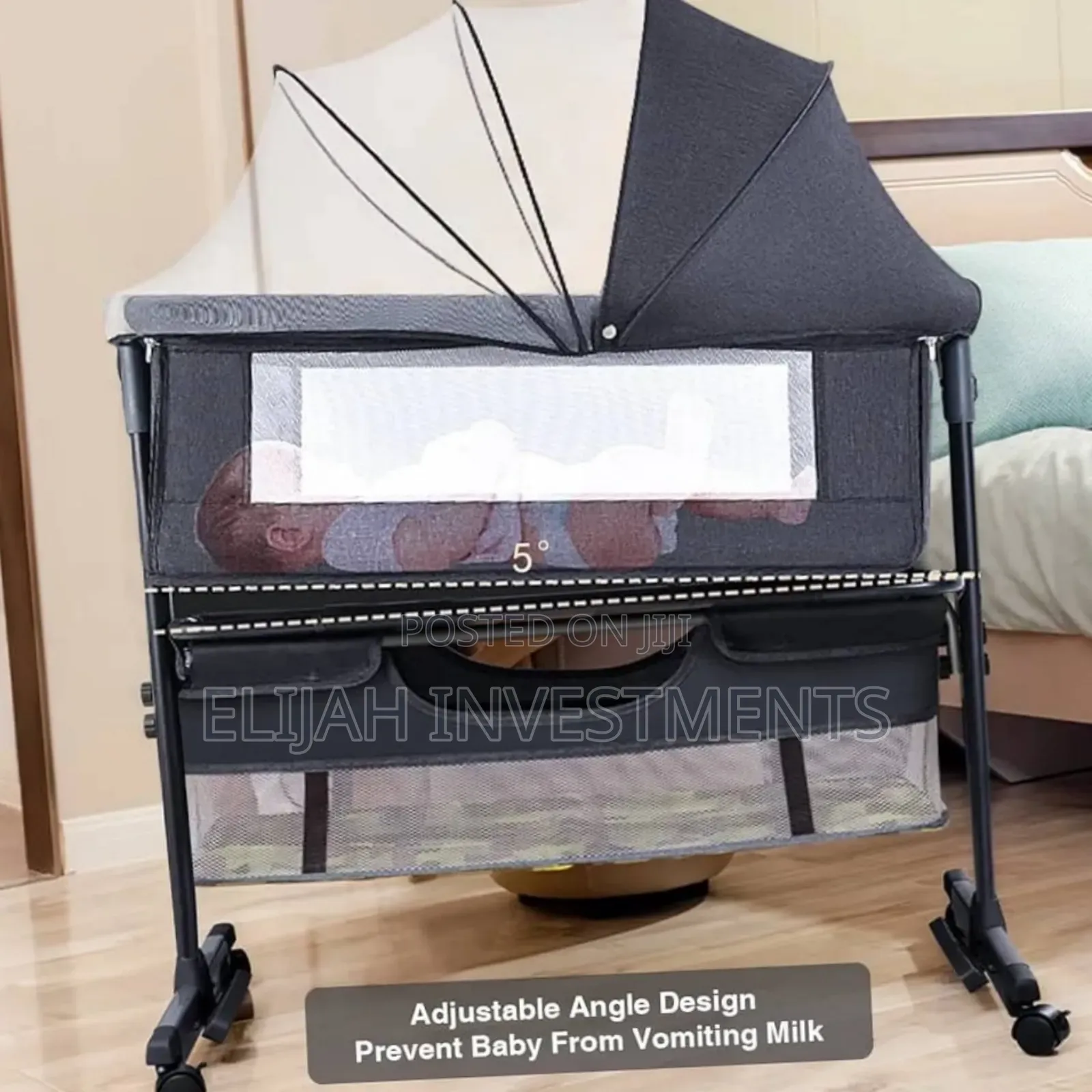 3in1 Bassinet Baby Bed Side Sleeper