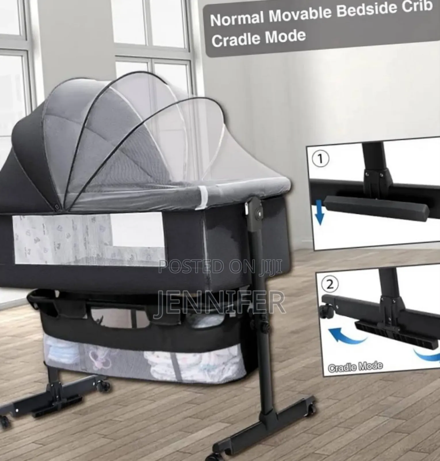 3in1 Bassinet Baby Bed Side Sleeper