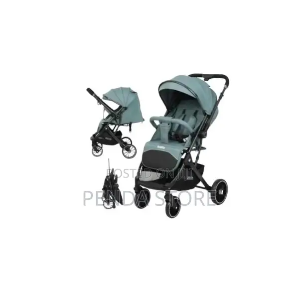 Smooth-Ride Baby Stroller | Rubber-Wheel Baby Stroller