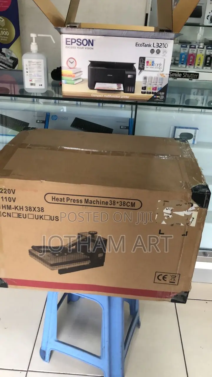 Heat Press. Sublimation Printer .Inks