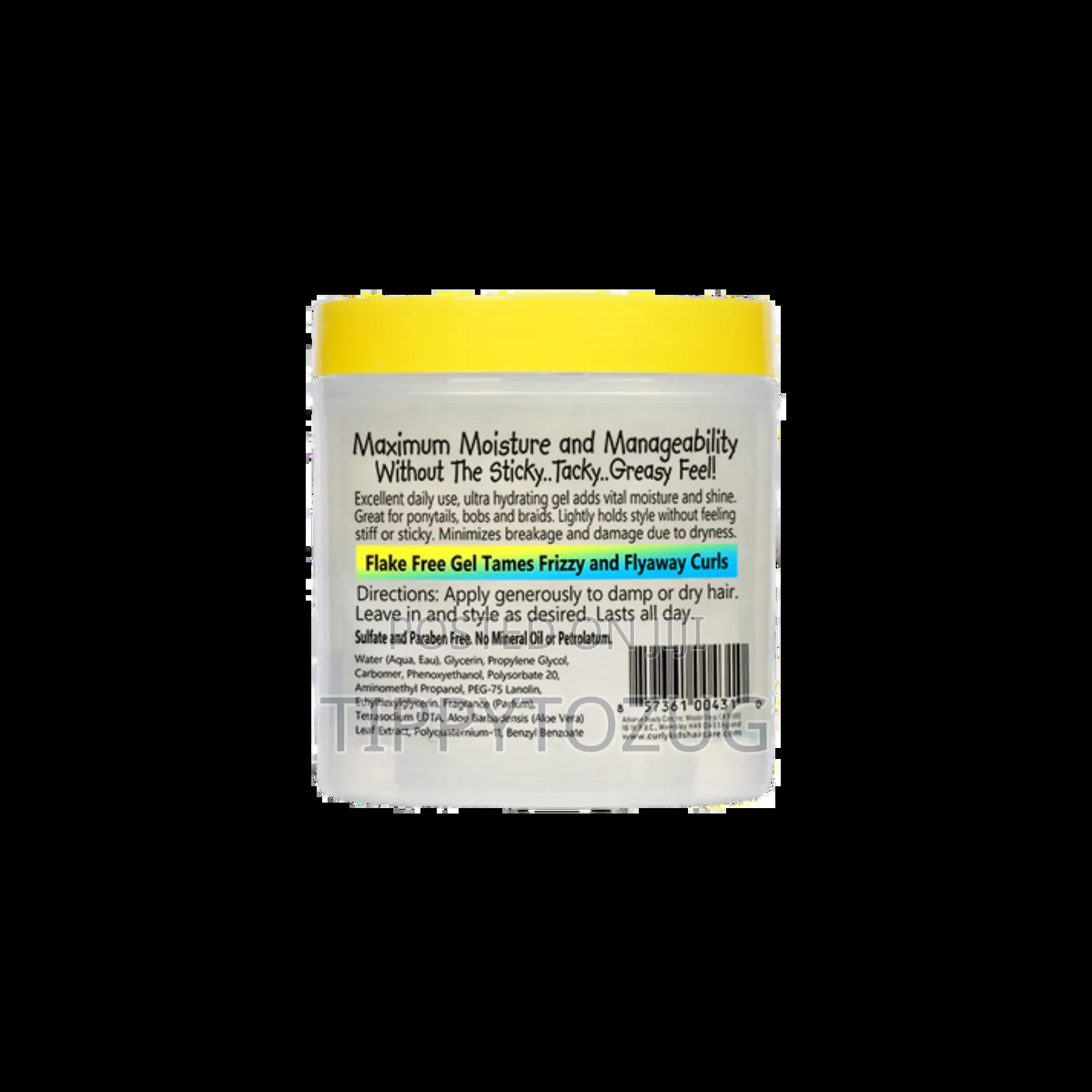 Curlykids Hair Styling Gel for Babies and Kids