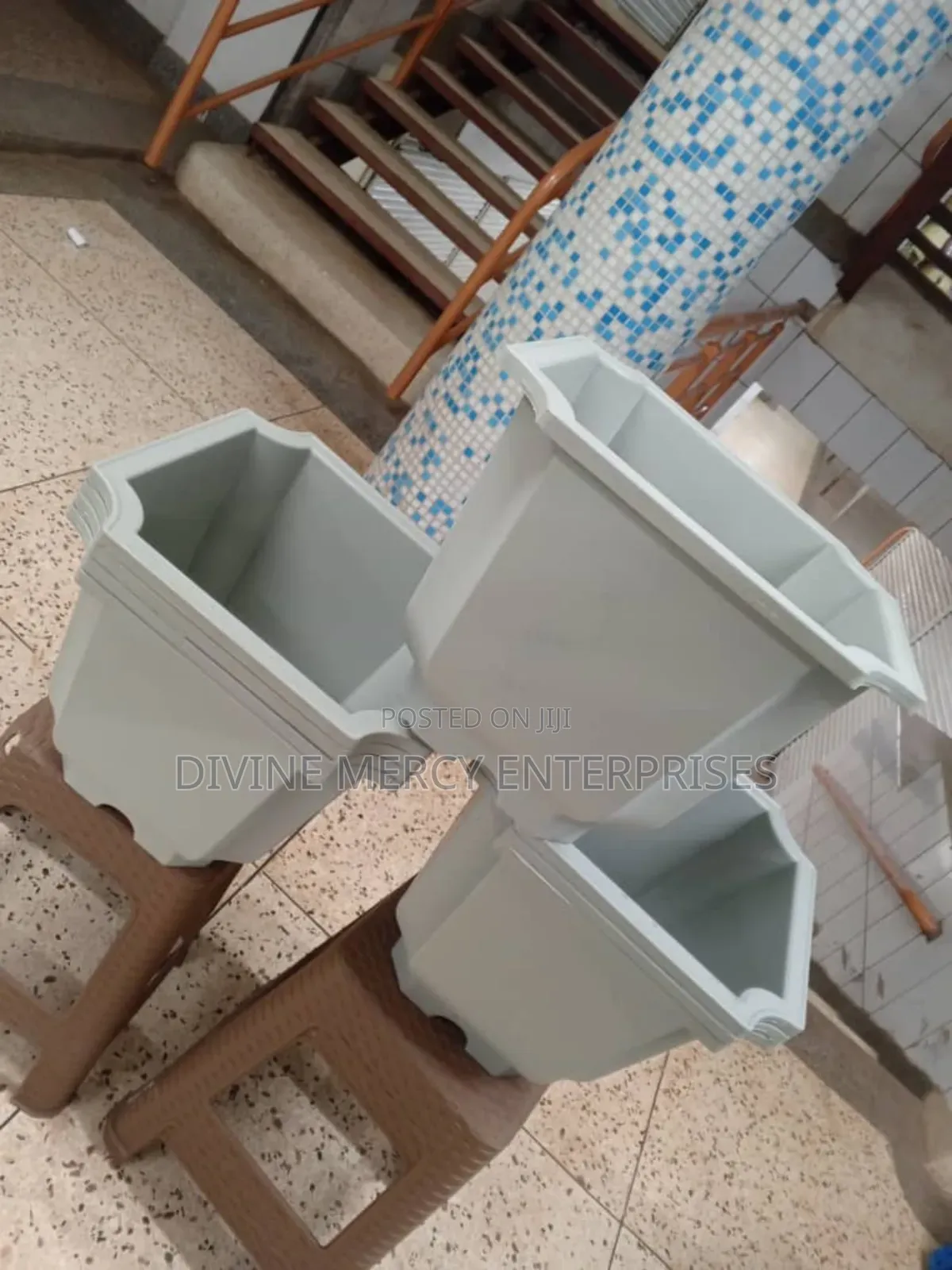 Square Flower Vessel 8