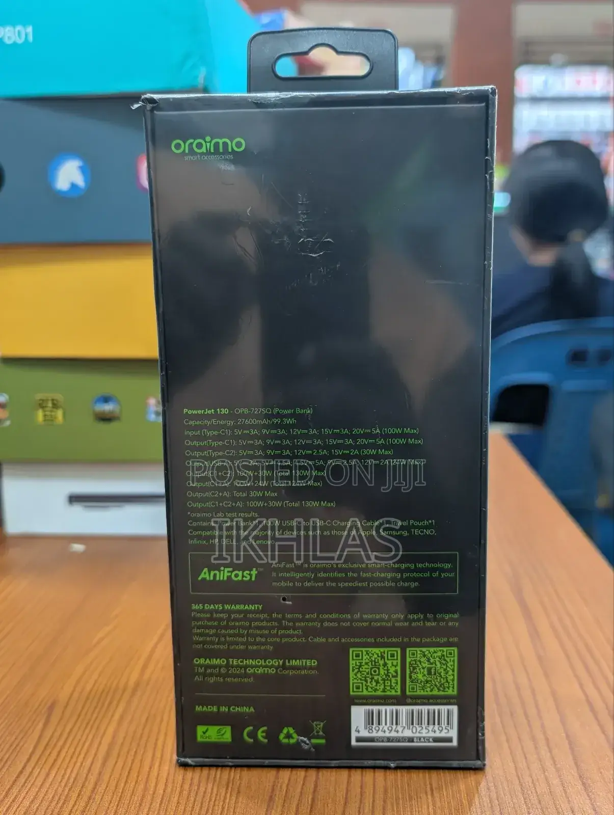 Oraimo 27600mah 130w Powerbank