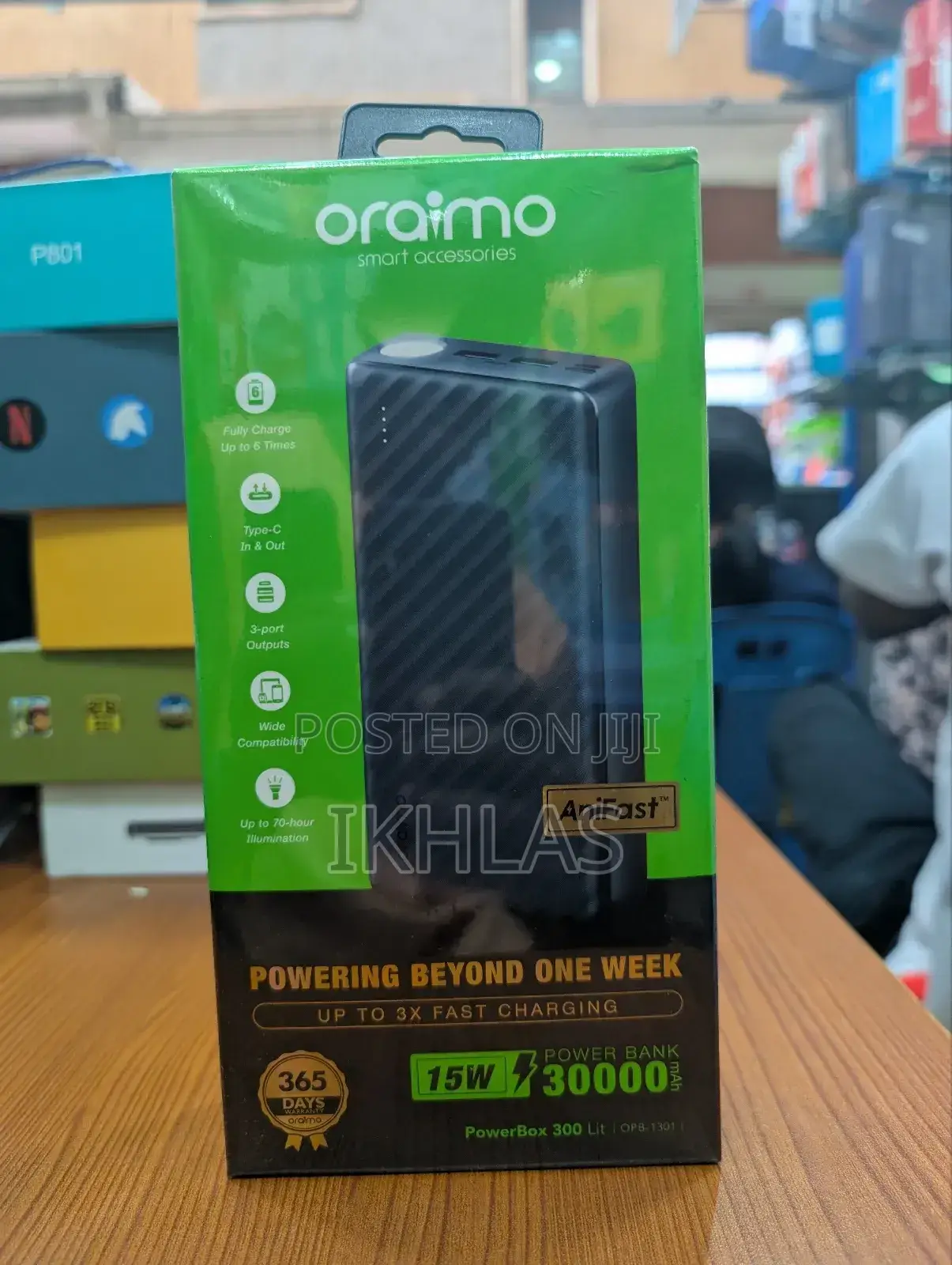 Power Box300 30000mah Powerbank Type C to Type C Output