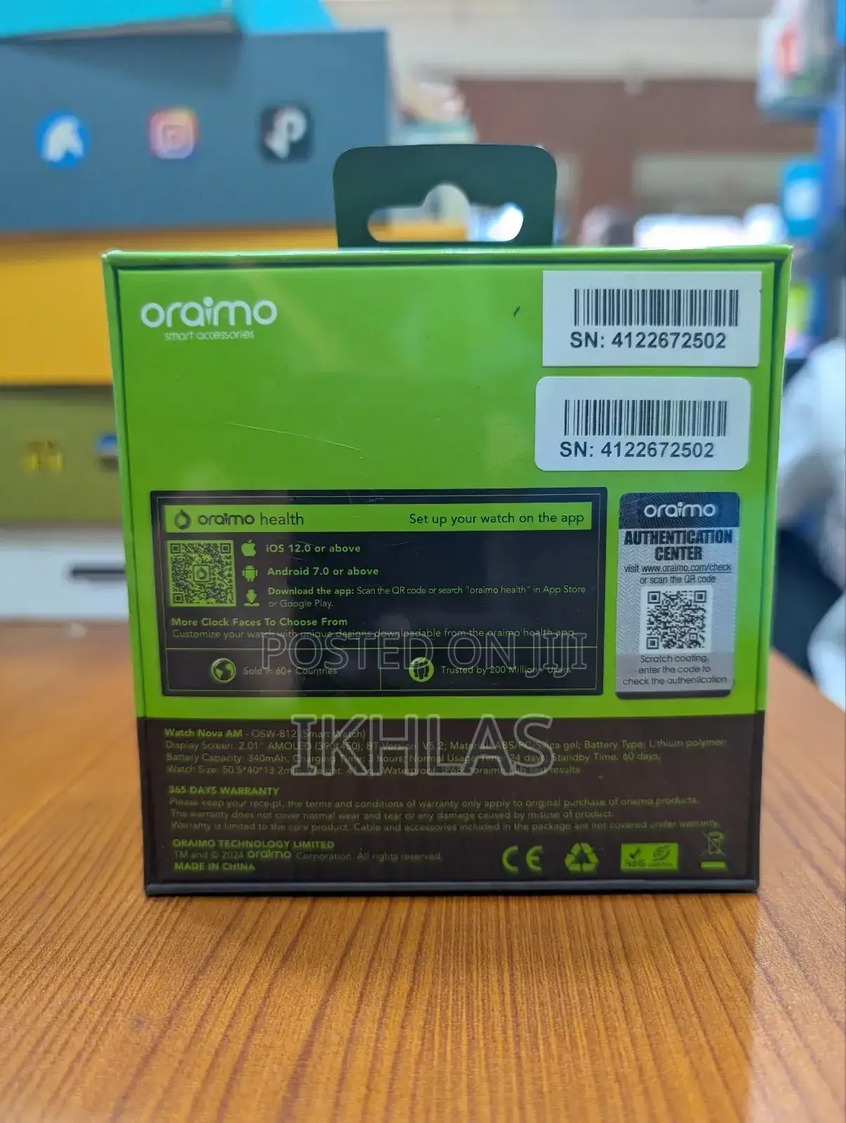 Oraimo Watch Nova Am