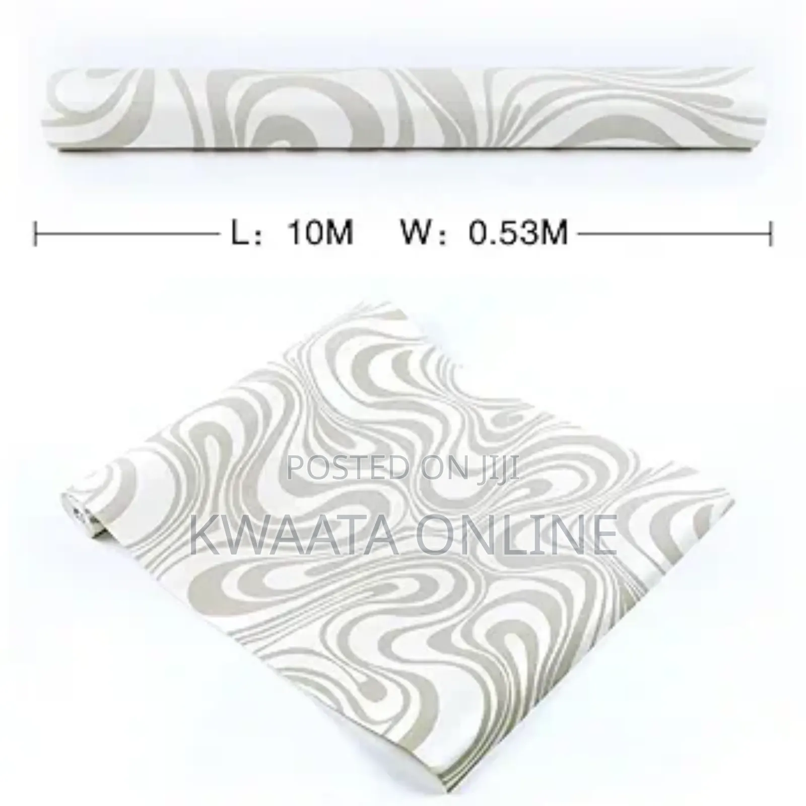 Non-Woven 3d Foil Wallpaper Roll, Multipurpose (10mx0.5m)