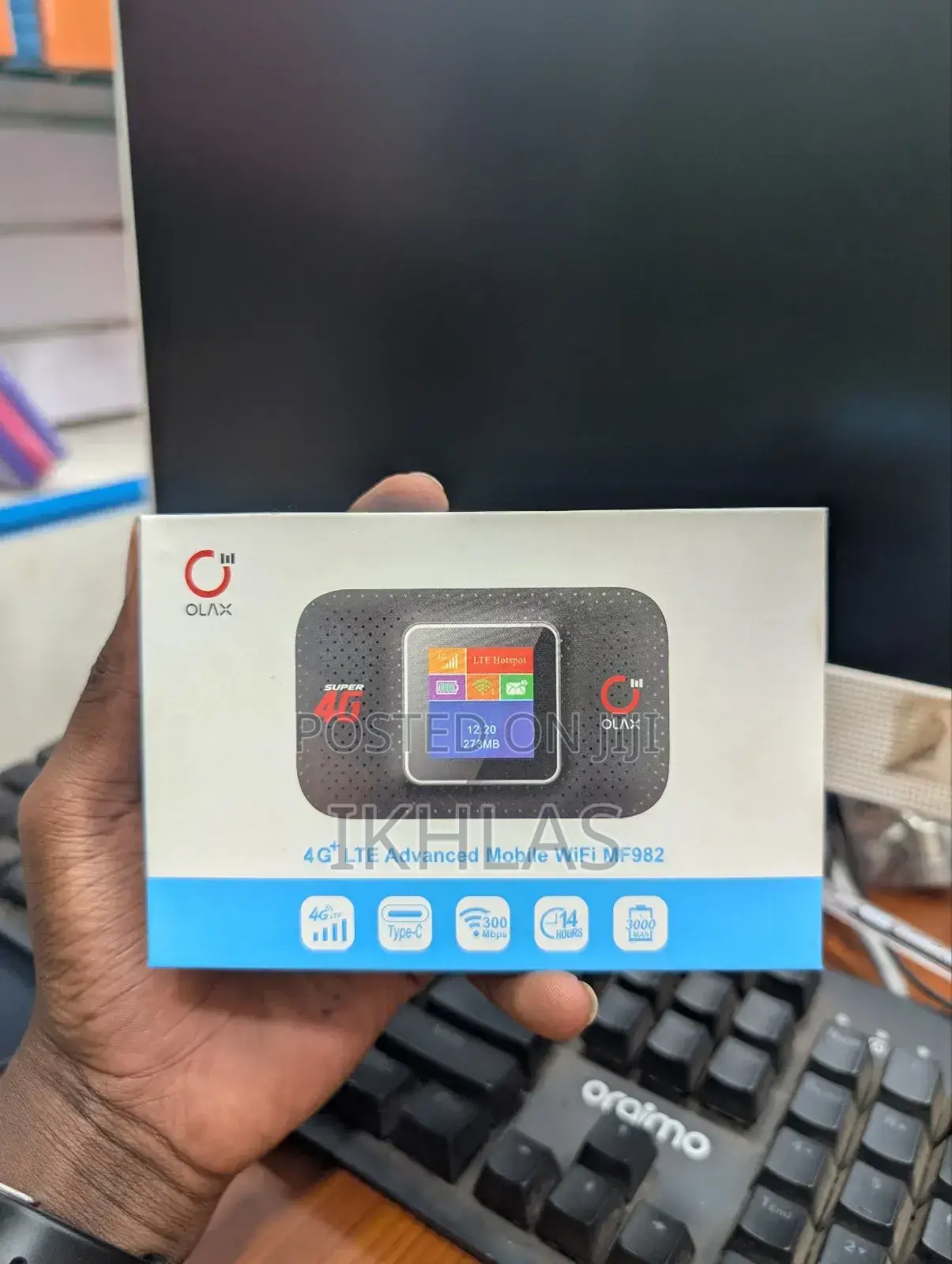 Olax Unlocked 4g/5g Mifi With LCD 3000mah Battery