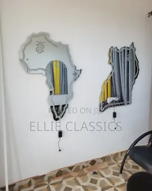 Map of Uganda and Africa