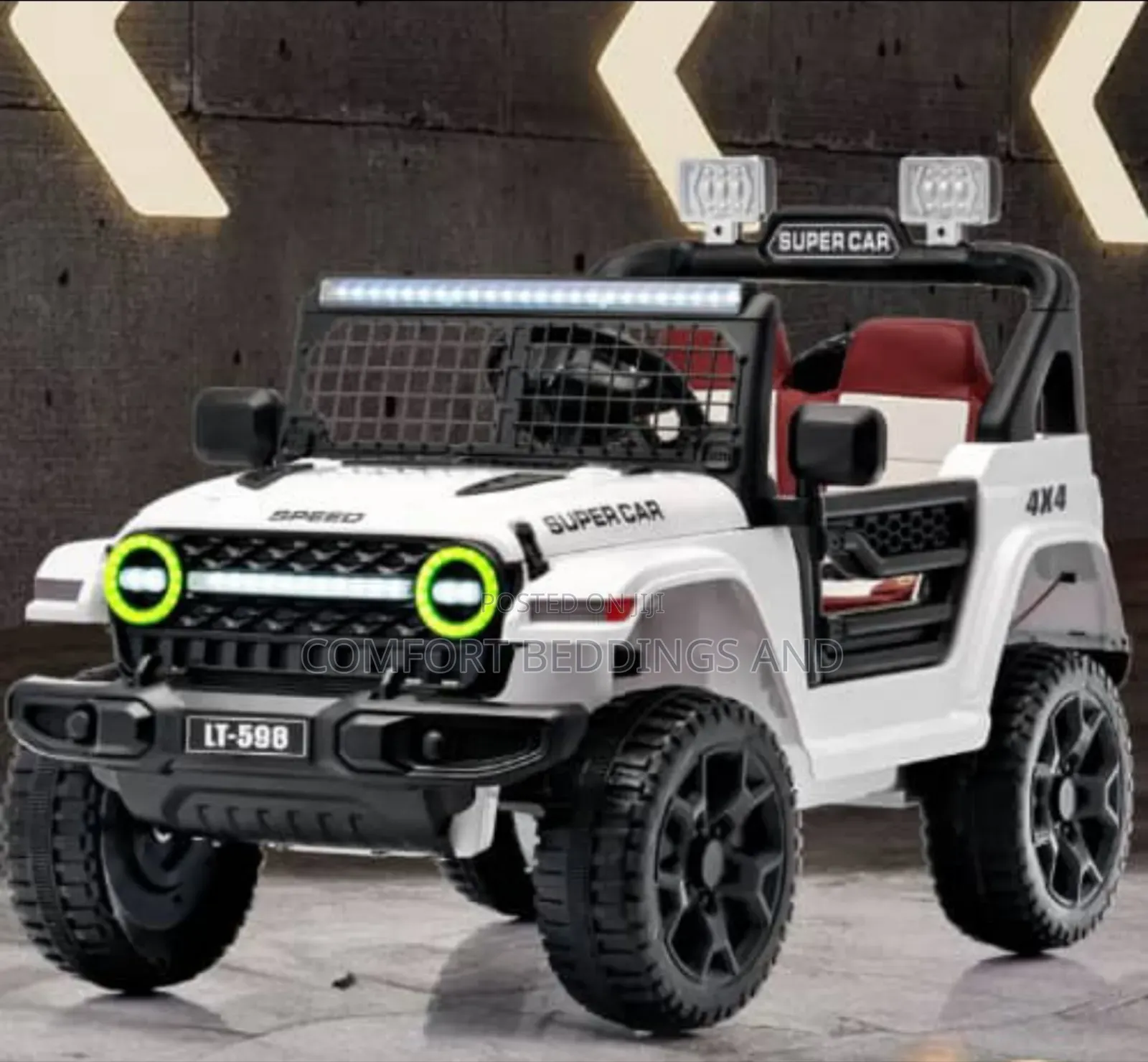 Rechargeable Remote Super Toy Car White