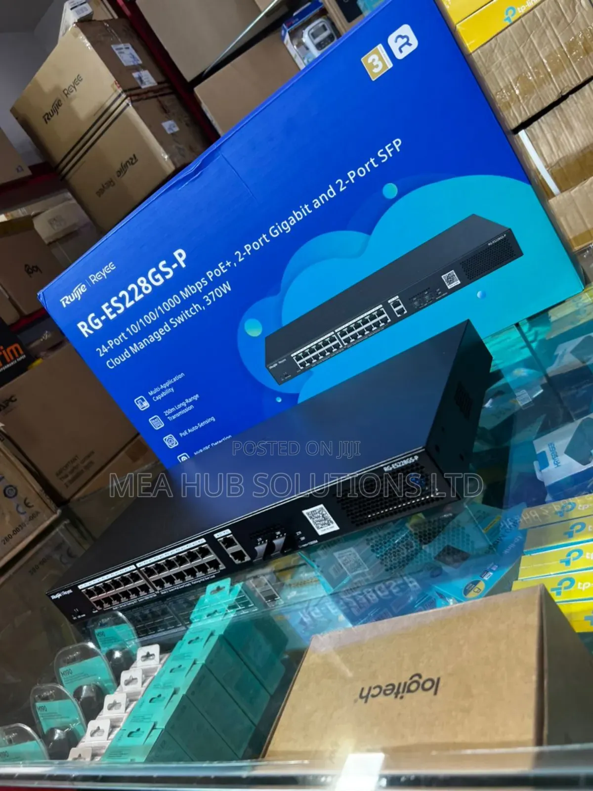 Ruijie 24 Port Poe Swtich(Rg-Es228gs-P
