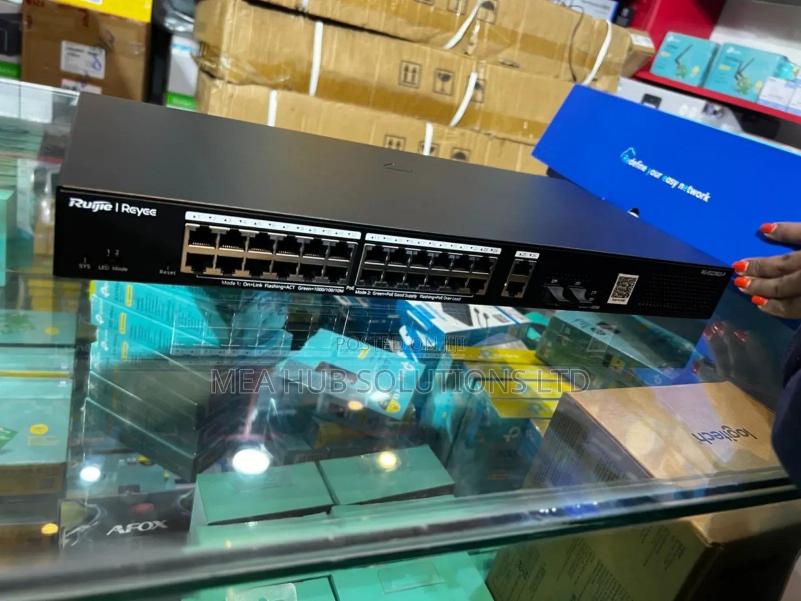 Ruijie 24 Port Poe Swtich(Rg-Es228gs-P