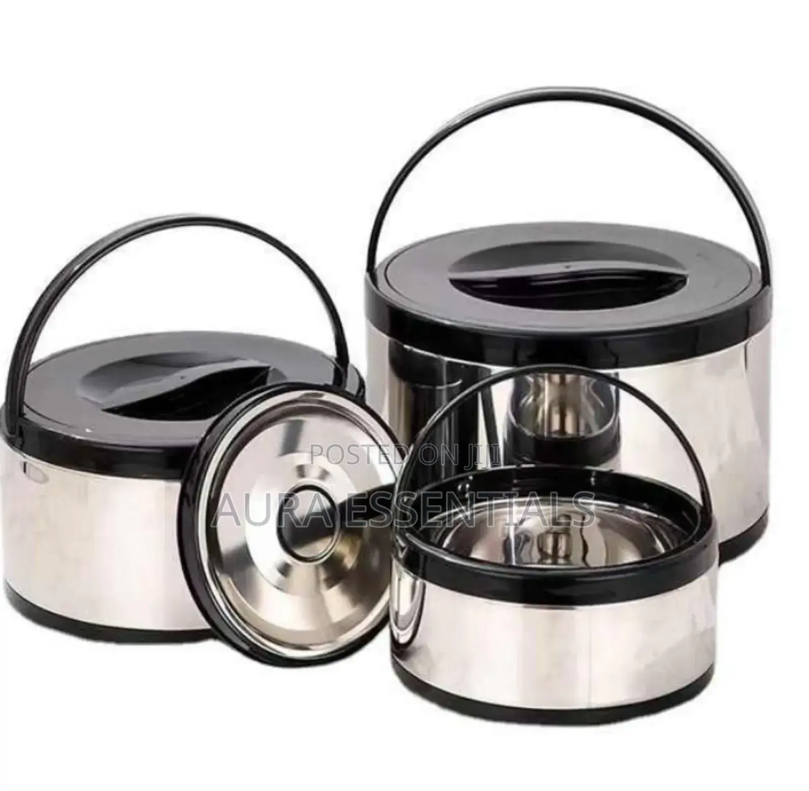 3-in-1 Insulated Lunch Box Tins