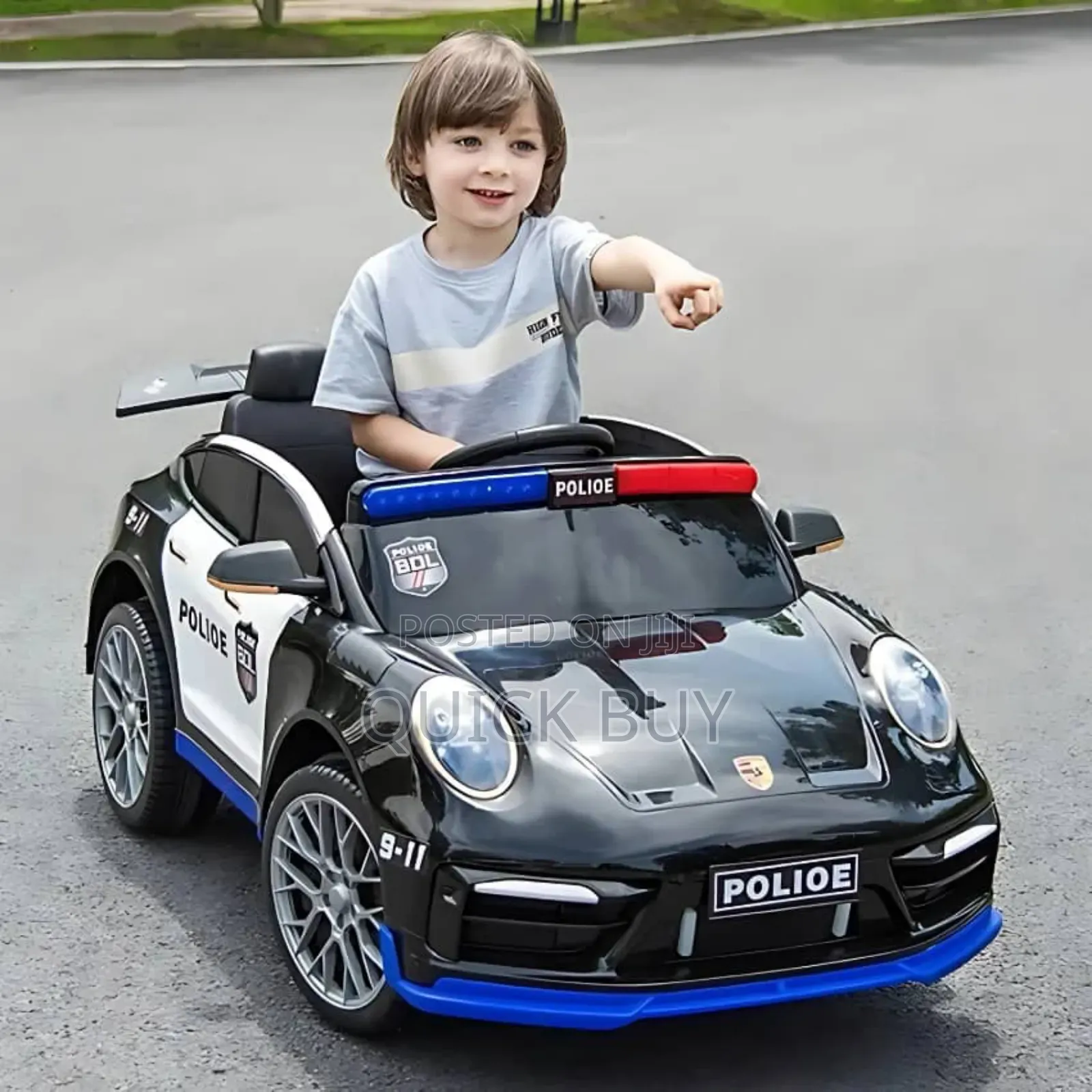 New Powerche Police Ride Kids Ride Car