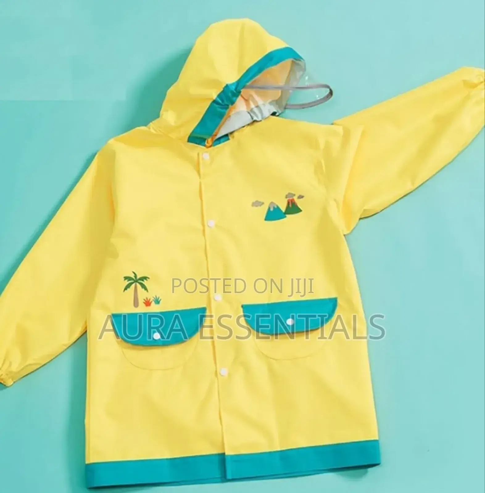 Kids Dinosaur Rain Jacket