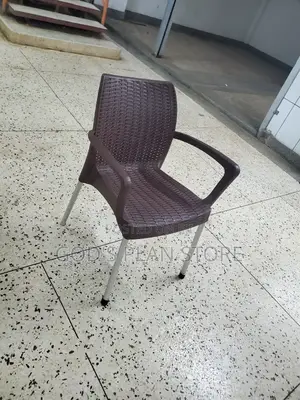 Outdoor/Indoor Plastic Chairs With Siliver Stands