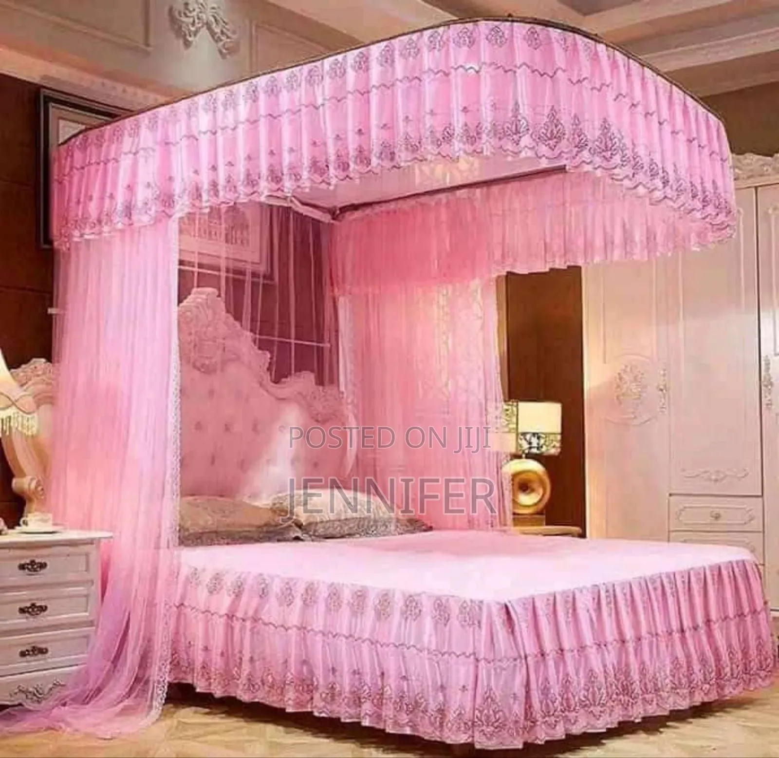 2 Stand Rail Mosquito Net 5by6 and 6by6 Color Vary Copy