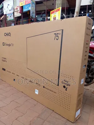 New 75 Inches Chiq Google Smart Qled Ultra Hd Tv
