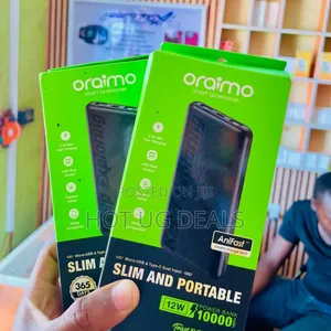 Oraimo 10000 Mahpower Bank, Black