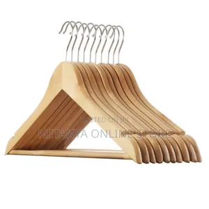 12pcs Strong Premium Wooden Hangers