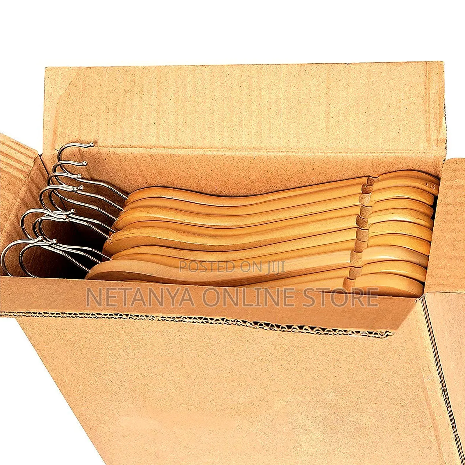 12pcs Strong Premium Wooden Hangers
