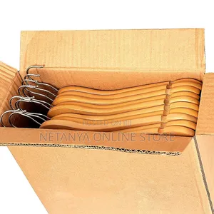 12pcs Strong Premium Wooden Hangers