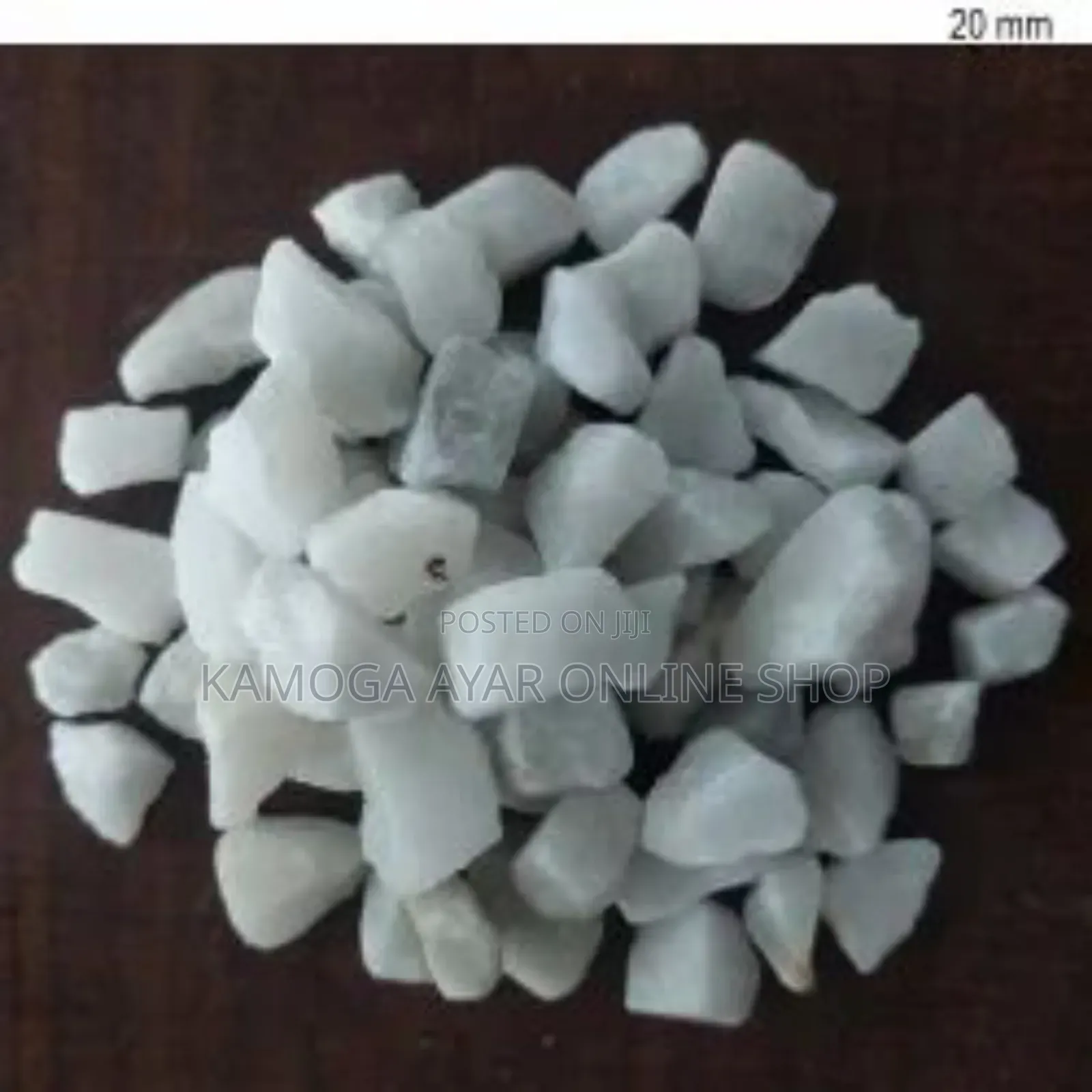 Pure White Crushed Stones