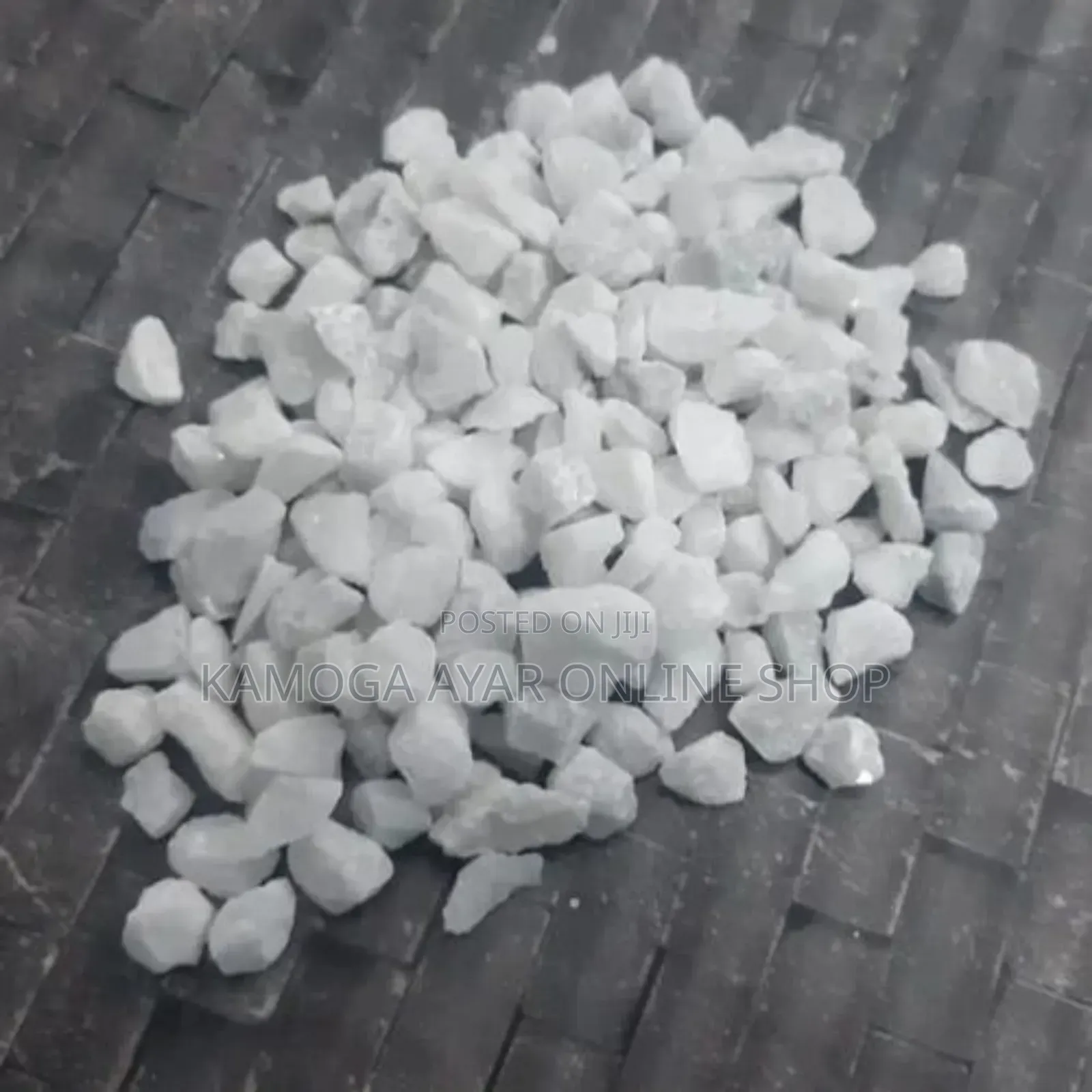 Pure White Crushed Stones